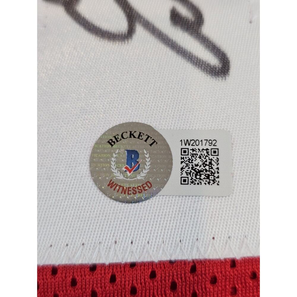 Eric Wright Autographed/Signed Jersey Beckett Sti… - image 3